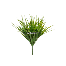 Трава Сворд куст зелёный (пластик) в-23 см